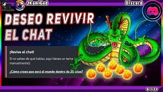 🟣 Bot para revivir el chat  en español 2023  Discord  JKamiGod