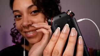 Tascam Wet Mouth Sounds + Mouthing Words ASMR | 50 Mins 