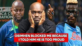 Victor Osimhen Called Out Again by Mr Jollof For Pride and Arrogance