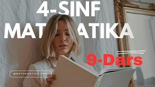 4-sinf Matematika//9-dars Matematika//5-sinf Matematika//Online dars//Math lesson//