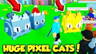 I Got The HUGE PIXEL CAT In Pet Simulator X! (Roblox)