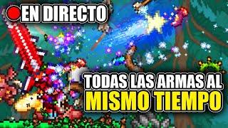 TERRARIA pero TODAS LAS ARMAS al mismo tiempo pt. 5