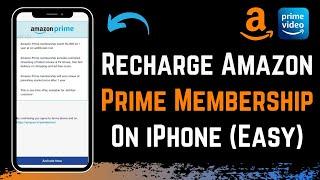 How to Recharge Amazon Prime in iPhone !