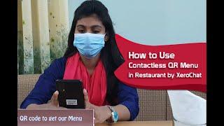 How to Use Contactless QR Menu in Restaurant by XeroChat