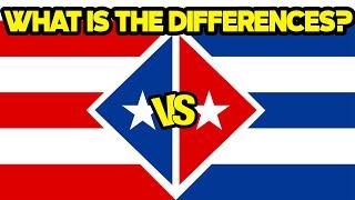Similar Flags - Cuba vs Puerto Rico Clash