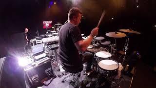 KJ Sawka live at UK Drum Show playing 'Rising Sun'
