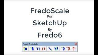 FredoScale  Scaling Tapering Stretching SketchUp Plugin