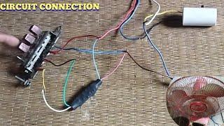 table fan push button circuit connection | table fan regulator circuit connection |
