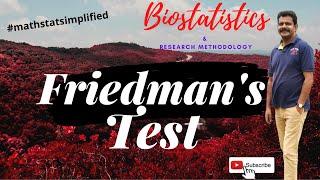 How to calculate Friedman’s test | One Way ANOVA for repeated  ranks | Non parametric Tests