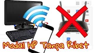 Tutorial Cara Menjadikan HP sebagai modem di komputer tanpa Aplikasi