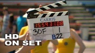 Carrie: Behind the Scenes Part 1 of 3 (Broll) - Chloë Grace Moretz, Julianne Moore | ScreenSlam