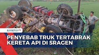 Diduga Mati Mesin, Truk Tertabrak Kereta Api Sancaka di Perlintasan Nguwer