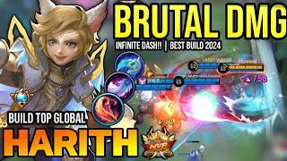 HARITH BEST BUILD 2024 | BUILD TOP GLOBAL HARITH GAMEPLAY | MOBILE LEGENDS