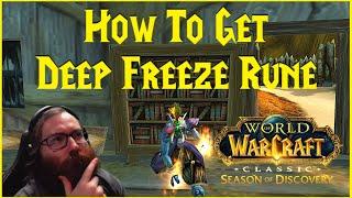 Season of Discovery: How To Get Deep Freeze Rune