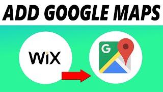 How to Add Google Maps Location on Wix Website (NEW)