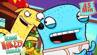 The Great Banana Heist | Funny Cartoons for Children | Full Episodes | Almost Naked Animals