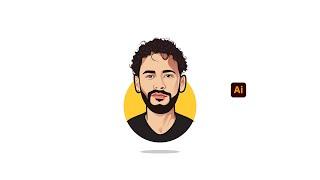 make simple vector avatar | adobe illustrator