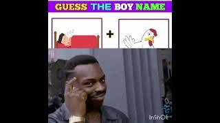 CAN YOU GUESS THE BOY  NAME ? (BY EMOJI)a2z puzzle #riddles #shorts #paheli #viral #subscribe