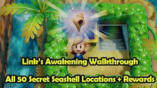 All 50 Secret Seashell Locations Guide - Koholint Sword - The Legend of Zelda Link's Awakening