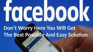 Recover The Hacked Facebook Account Best And Easy Method - 2018 !!