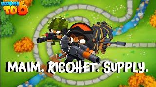 Snipers Unite to Push Back Bloons Endlessly! BTD6 Balloon Bursting