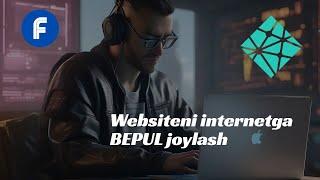 SAYTNI BEPUL INTERNAGA JOYLASH | WEBSITE HOSTING' ga YUKLASH | NETLIFY.COM DAN REGISTRATSIYA QILISH