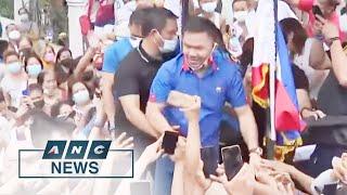 Pacquiao receives warm welcome in Pateros | ANC