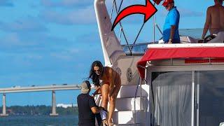 Caught Red-Handed: Captain Can't Hide His Curiosity! | Miami River | Boat Bash | Boats & Yachts