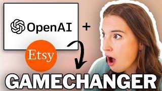 How to use ChatGPT to make money online  | 5 ways to SKYROCKET your Etsy shop using OpenAI