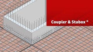 Coupler system for highly stressed construction joints