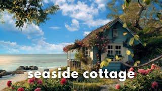 Cozy Beach Ambience ㅣSoft Ocean Sounds for Relaxation & Summer AmbienceㅣSummer Cottage Ambience