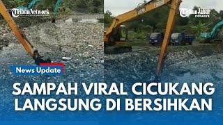 Setelah Viral Lautan Sampah Oxbow Cicukang Langsung Dibersihakan Dengan Alat Alat