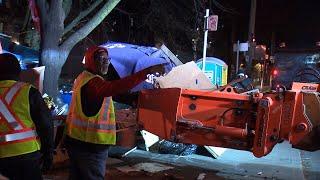 City clears encampment at Toronto's Kensington Market | Homeless crisis in Canada