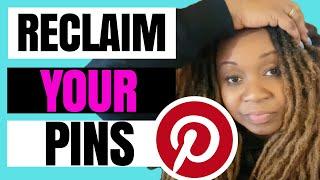 Pinterest Marketing Creators/Bloggers: How to Reclaim Your Shoppabble Pins & Remove Hijacking Dots