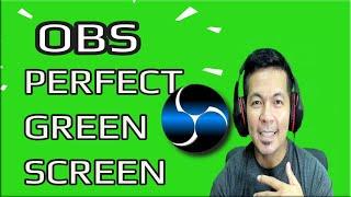 OBS Studio Tutorial - PERFECT Green Screen Setup -How to get the perfect green screen removal in OBS