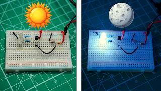 How to make a light activated switch (DIY circuit)