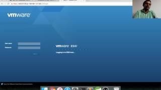Accessing esxi command prompt and web interface
