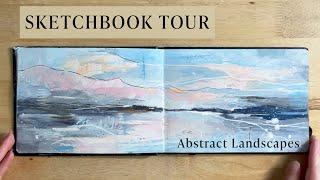 How I Use Sketchbooks - Abstract Landscapes Sketchbook Tour