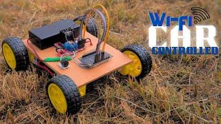 How to make wifi controlled car using ESP8266 | DIY Wifi controlled car | NODEMCU | MAKER SCI