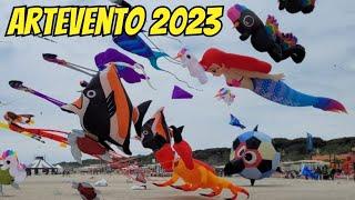 KITE FLYING KITE DANCE | FESTIVAL INTERNAZIONALE AQUILONE 2023 | ARTEVENTO #PINARELLA #AIRSHOW #KITE