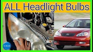 How to Replace Headlight Bulbs - Toyota Corolla (2003-2008)
