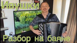 Учимся играть на баяне ИВУШКИ ВЫ ИВУШКИ (Разбор)