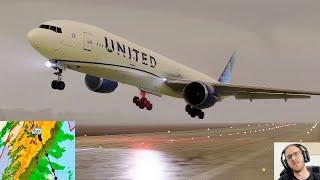 TORNADO WARNING vs. Pilots in Microsoft Flight Simulator! (Live Weather) VATSIM