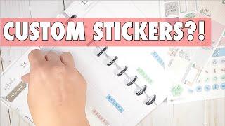 CUSTOM HAPPY PLANNER STICKERS?! | SURPRZ STICKER KIT UNBOXING + PLAN WITH ME