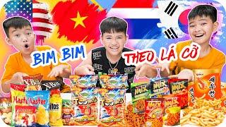 Ăn Bim Bim Theo Lá Cờ Các Nước  Minh Khoa TV