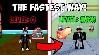 The FASTEST Way to Reach MAX LEVEL In Blox Fruits! (ROBLOX)