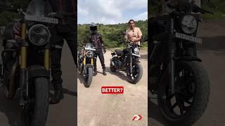 Exhaust note battle: Royal Enfield Guerrilla 450 vs Triumph Speed 400 ️#PowerDrift