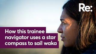 How this trainee navigator uses a star compass to sail waka