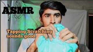 ASMR SCRATCHING TAPPING SOUNDS WITH MOUTH SOUNDS RELAXING 