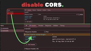 Dev Tip: You can disable CORS errors in chrome